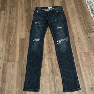 Current Elliot The Skinny Loved Destroy Jeans Sz 27
